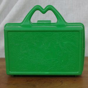 Vintage Mcdonalds Green Plastic Lunchbox